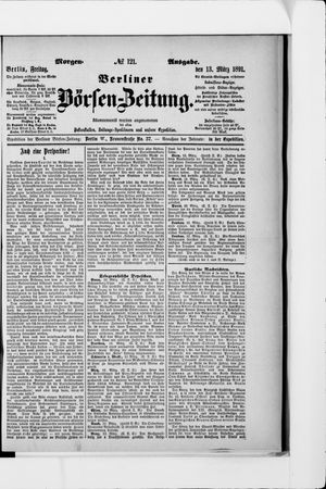 Berliner Börsen-Zeitung vom 13.03.1891