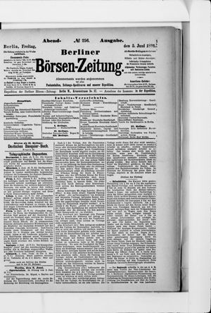 Berliner Börsen-Zeitung vom 05.06.1891