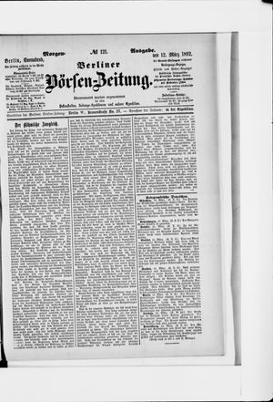 Berliner Börsen-Zeitung on Mar 12, 1892