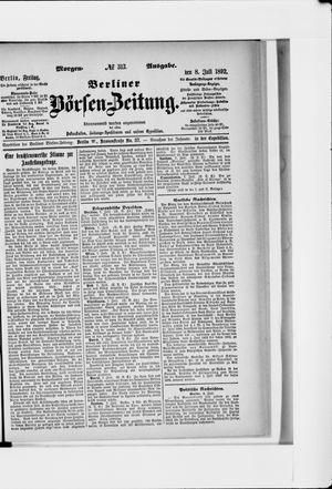 Berliner Börsen-Zeitung on Jul 8, 1892