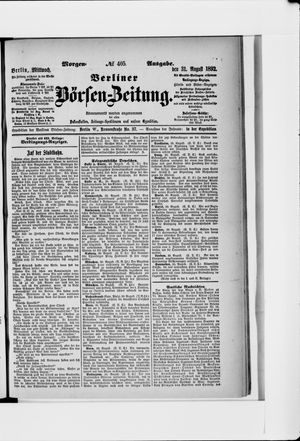 Berliner Börsen-Zeitung on Aug 31, 1892