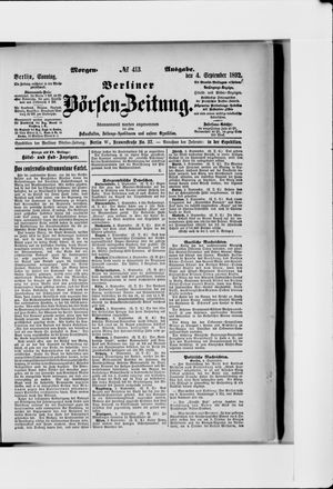 Berliner Börsen-Zeitung vom 04.09.1892