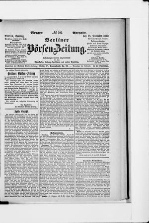 Berliner Börsen-Zeitung vom 18.12.1892
