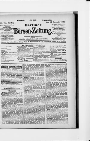 Berliner Börsen-Zeitung vom 23.12.1892