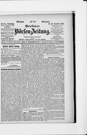 Berliner Börsen-Zeitung vom 29.12.1892