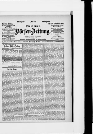 Berliner Börsen-Zeitung vom 30.12.1892