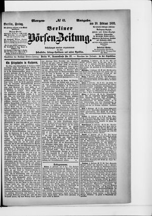 Berliner Börsen-Zeitung vom 10.02.1893