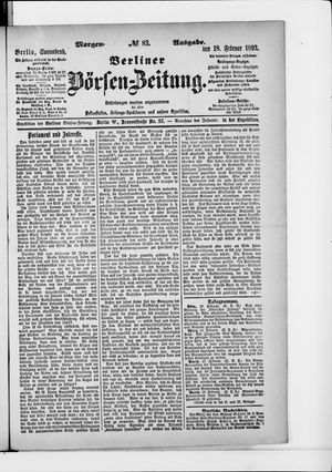 Berliner Börsen-Zeitung vom 18.02.1893
