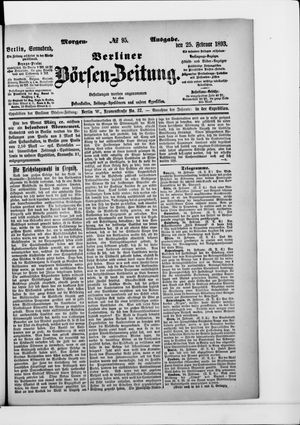 Berliner Börsen-Zeitung vom 25.02.1893