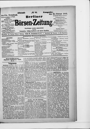 Berliner Börsen-Zeitung on Feb 25, 1893