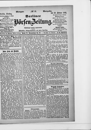 Berliner Börsen-Zeitung vom 28.02.1893
