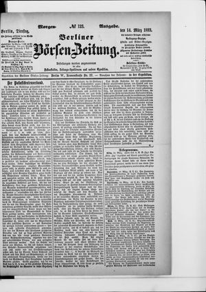 Berliner Börsen-Zeitung on Mar 14, 1893