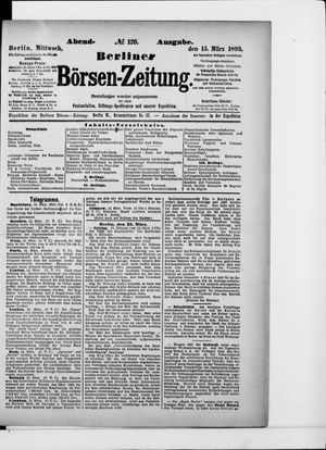 Berliner Börsen-Zeitung vom 15.03.1893