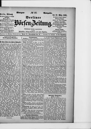 Berliner Börsen-Zeitung vom 22.03.1893