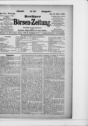 Berliner Börsen-Zeitung vom 22.03.1893