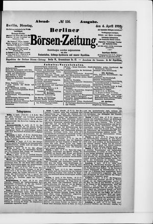 Berliner Börsen-Zeitung vom 04.04.1893