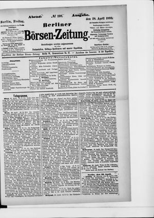 Berliner Börsen-Zeitung vom 28.04.1893