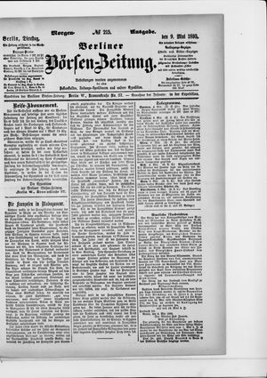 Berliner Börsen-Zeitung vom 09.05.1893