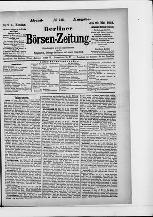 Berliner Börsen-Zeitung vom 29.05.1893