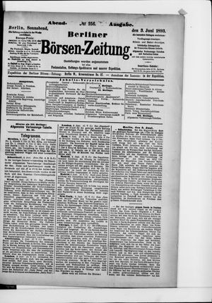 Berliner Börsen-Zeitung on Jun 3, 1893