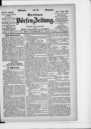 Berliner Börsen-Zeitung vom 09.06.1893