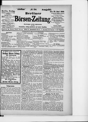 Berliner Börsen-Zeitung on Jun 23, 1893