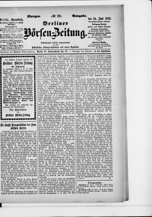 Berliner Börsen-Zeitung on Jun 24, 1893