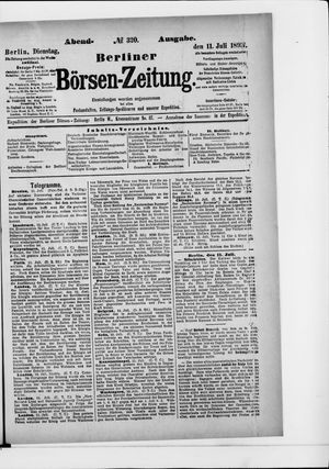 Berliner Börsen-Zeitung on Jul 11, 1893
