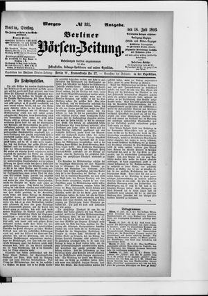 Berliner Börsen-Zeitung vom 18.07.1893