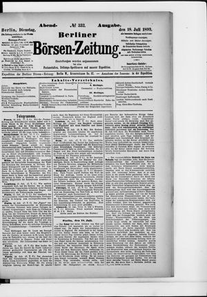 Berliner Börsen-Zeitung vom 18.07.1893