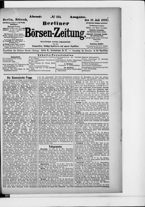 Berliner Börsen-Zeitung vom 19.07.1893