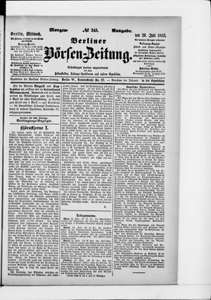 Berliner Börsen-Zeitung vom 26.07.1893
