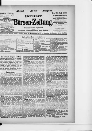 Berliner Börsen-Zeitung on Jul 28, 1893