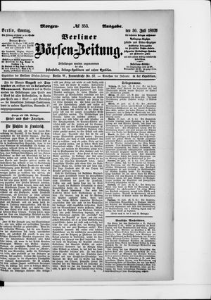 Berliner Börsen-Zeitung vom 30.07.1893