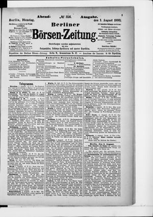 Berliner Börsen-Zeitung vom 01.08.1893