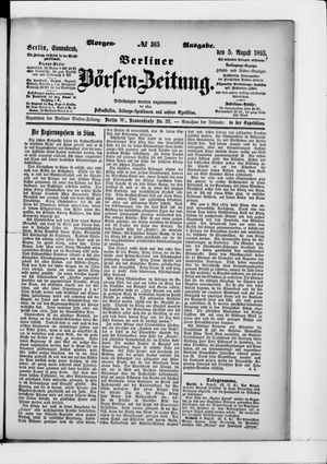 Berliner Börsen-Zeitung on Aug 5, 1893