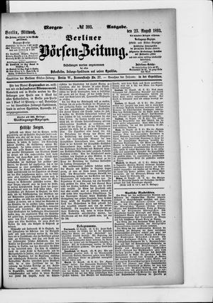 Berliner Börsen-Zeitung vom 23.08.1893