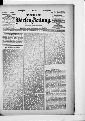 Berliner Börsen-Zeitung vom 29.08.1893