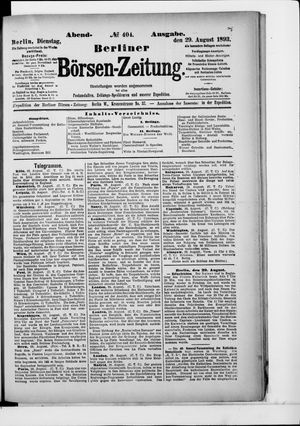 Berliner Börsen-Zeitung vom 29.08.1893