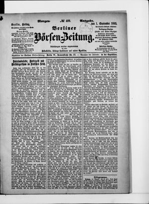 Berliner Börsen-Zeitung vom 01.09.1893