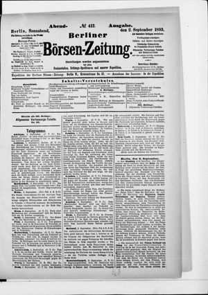 Berliner Börsen-Zeitung on Sep 2, 1893