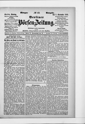 Berliner Börsen-Zeitung on Sep 3, 1893