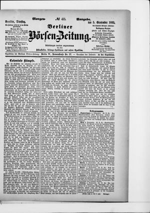 Berliner Börsen-Zeitung vom 05.09.1893