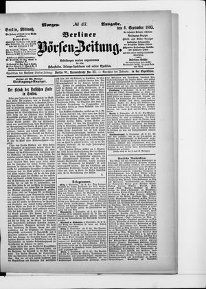Berliner Börsen-Zeitung vom 06.09.1893