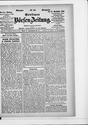 Berliner Börsen-Zeitung vom 10.09.1893