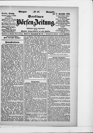 Berliner Börsen-Zeitung vom 17.09.1893