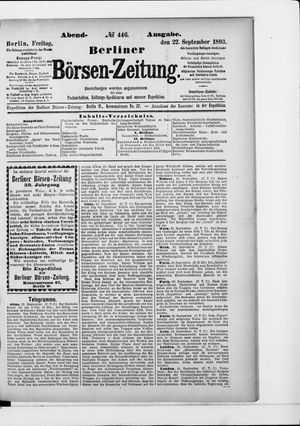 Berliner Börsen-Zeitung vom 22.09.1893