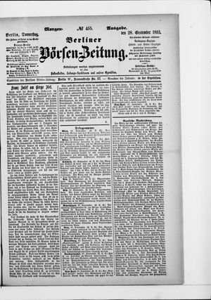 Berliner Börsen-Zeitung vom 28.09.1893