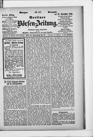 Berliner Börsen-Zeitung vom 29.09.1893