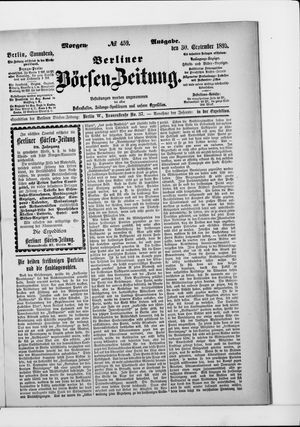 Berliner Börsen-Zeitung vom 30.09.1893